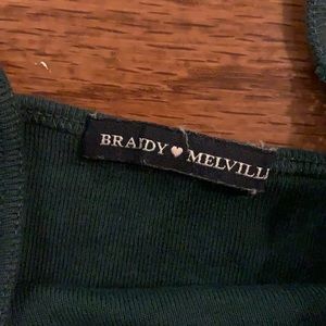 Brandy Melville green tank top